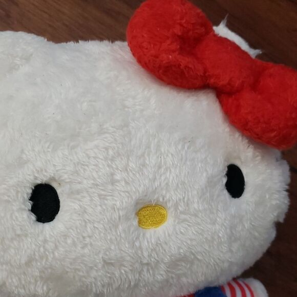 Hello Kitty Plush with Red Bow 12in Chic Feminine Trendy Kawaii Retro Y2K - Picture 6 of 6